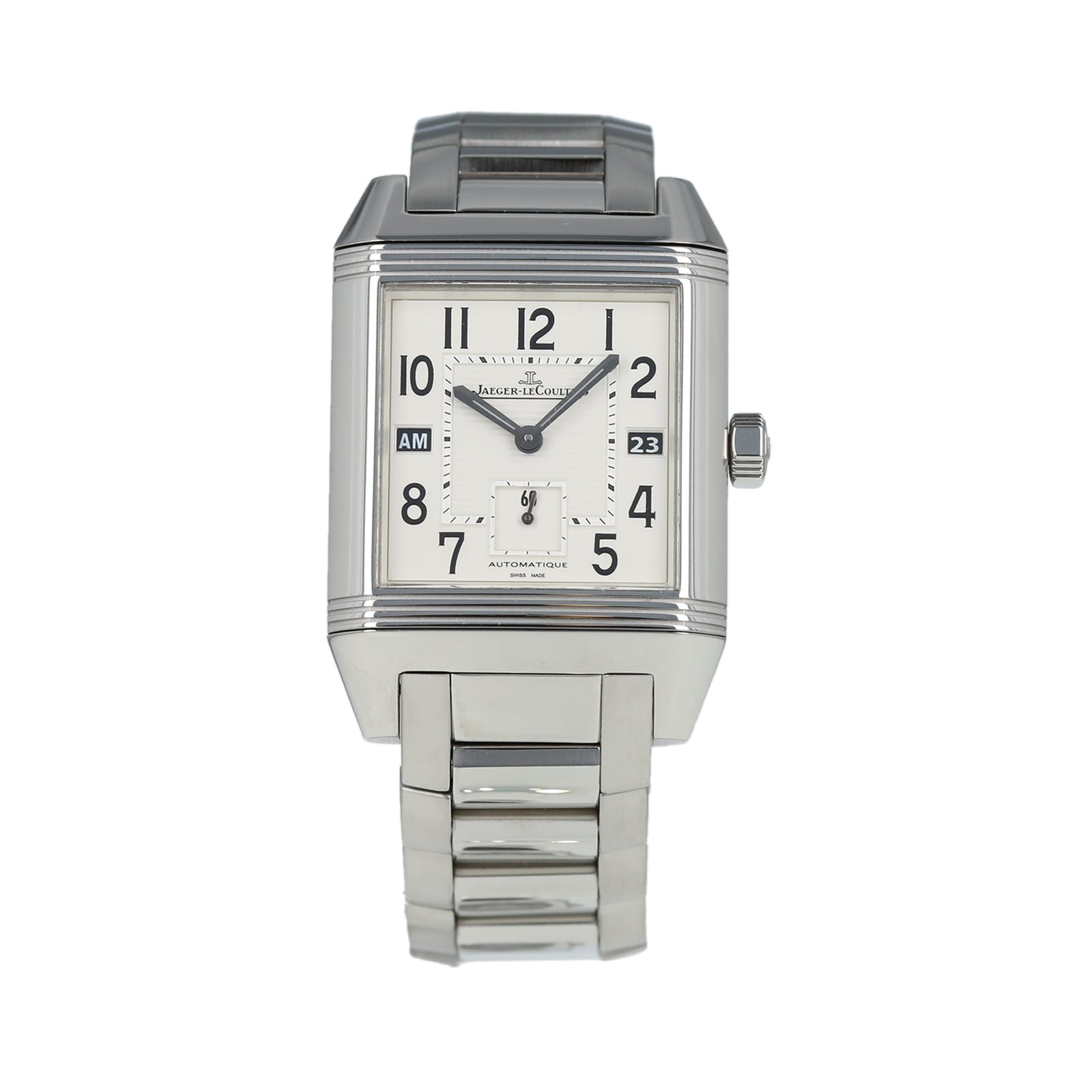 Pre Owned Jaeger LeCoultre Reverso Squadra Hometime Mens Watch Q7008620