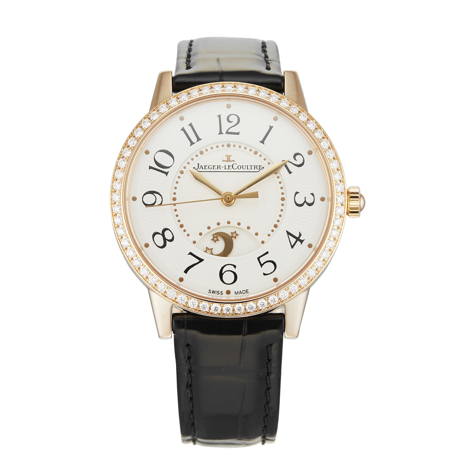 Pre Owned Jaeger LeCoultre Rendez Vous Night Day Ladies Watch Q3442430