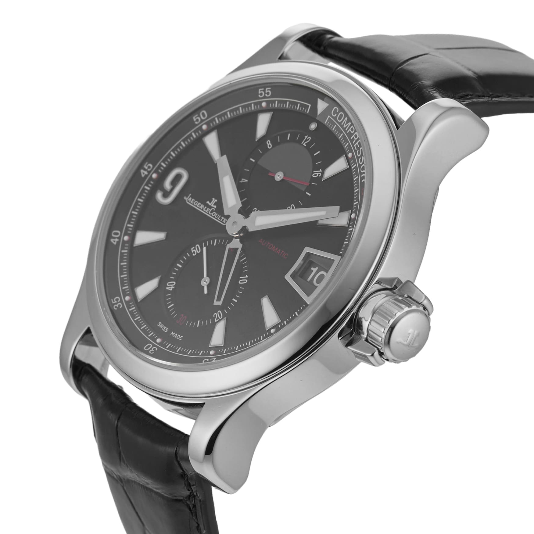 Pre-Owned Jaeger-LeCoultre Master Compressor GMT Q1738471 Pre-Owned Jaeger-LeCoultre Master Compressor GMT Q1738471