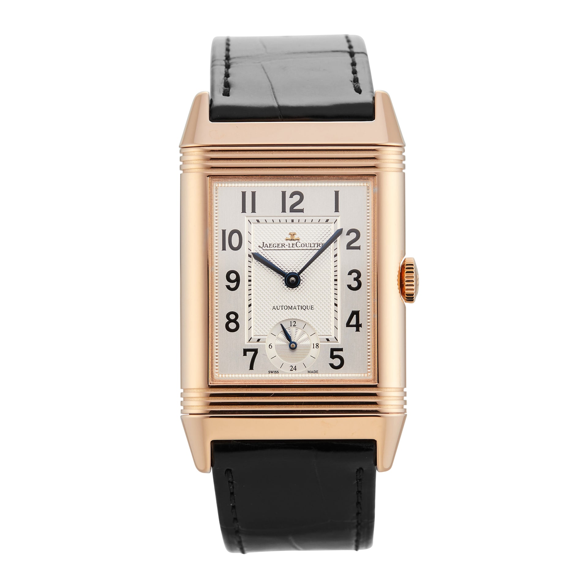 Pre-Owned Jaeger-LeCoultre Grande Reverso Night & Day 27mm Rose Gold