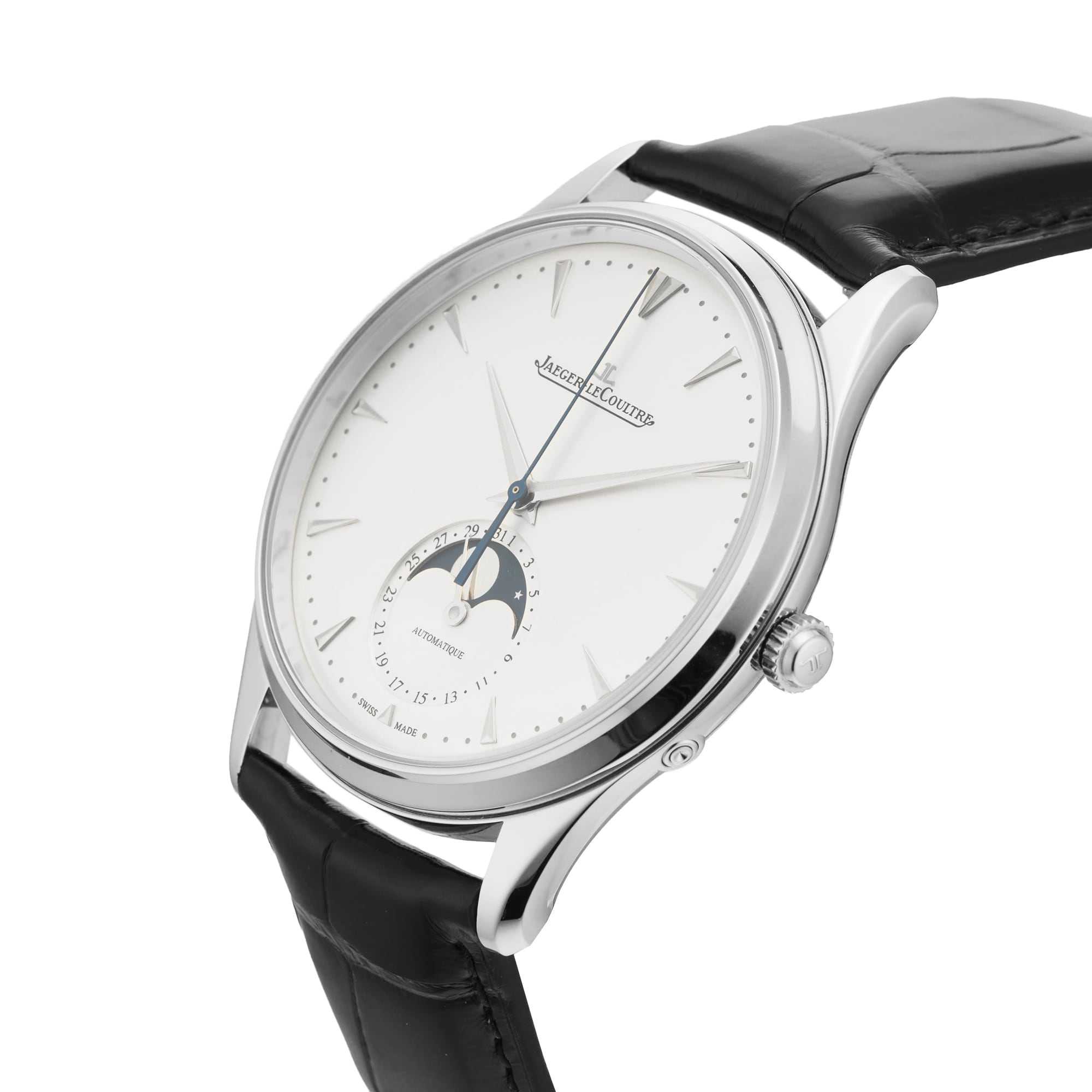 Pre-Owned Jaeger Lecoulte Master Ultra Thin Moon Phase 39mm Stainless Steel