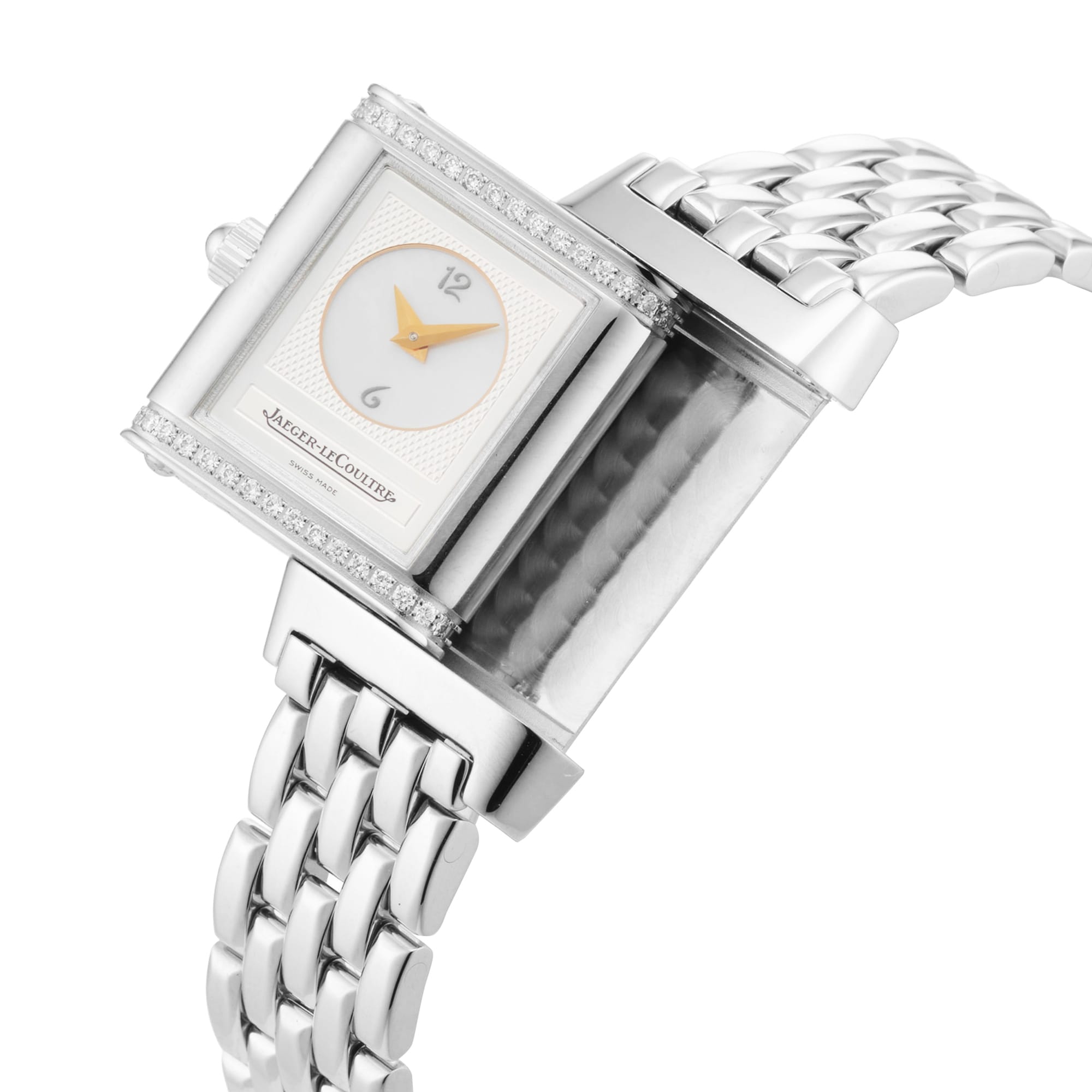 Pre-Owned Jaeger-LeCoultre Reverso Duetto 20.5mm Stainless Steel