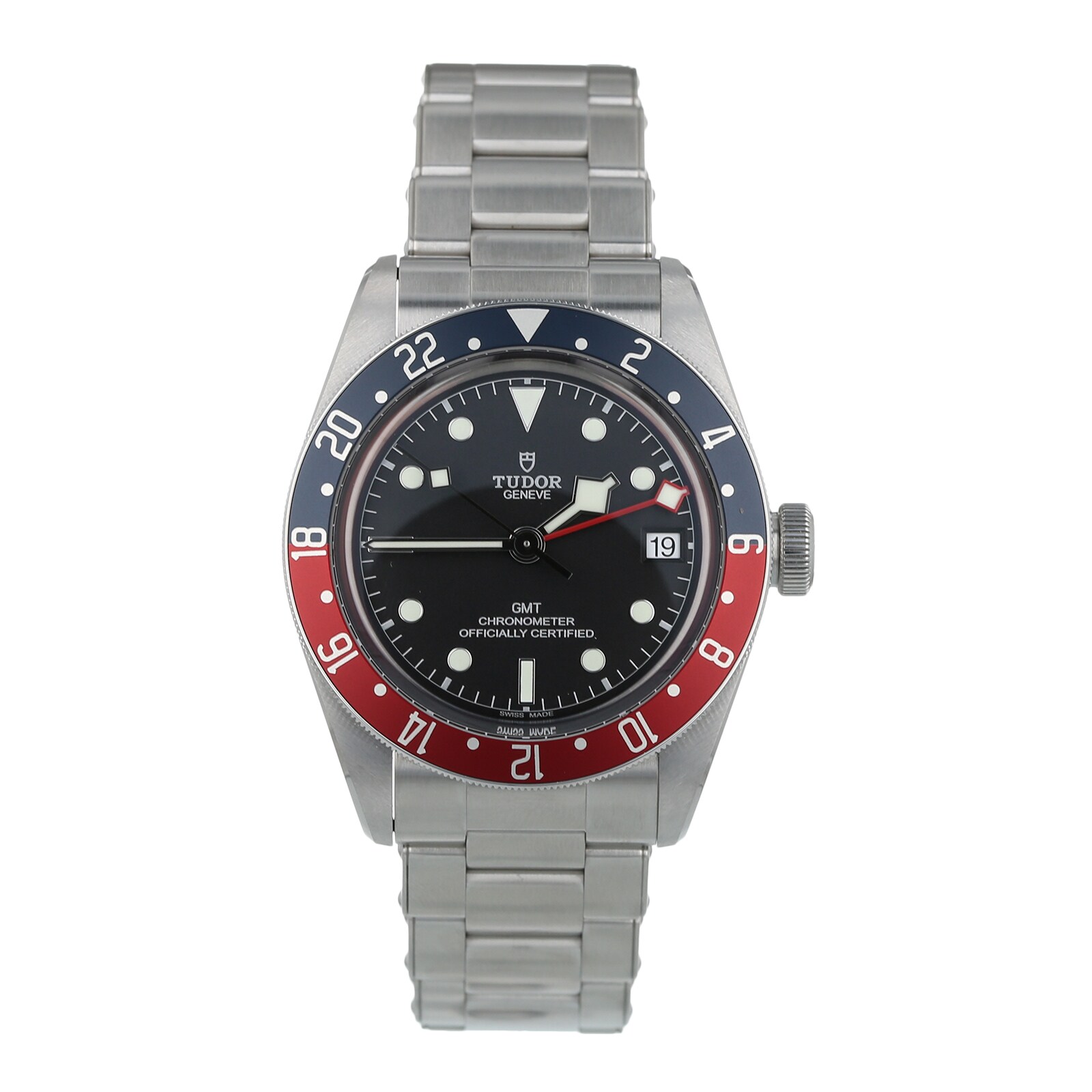 Pre-Owned Tudor Black Bay GMT Mens Watch Pre-Owned Tudor Black Bay GMT Mens Watch