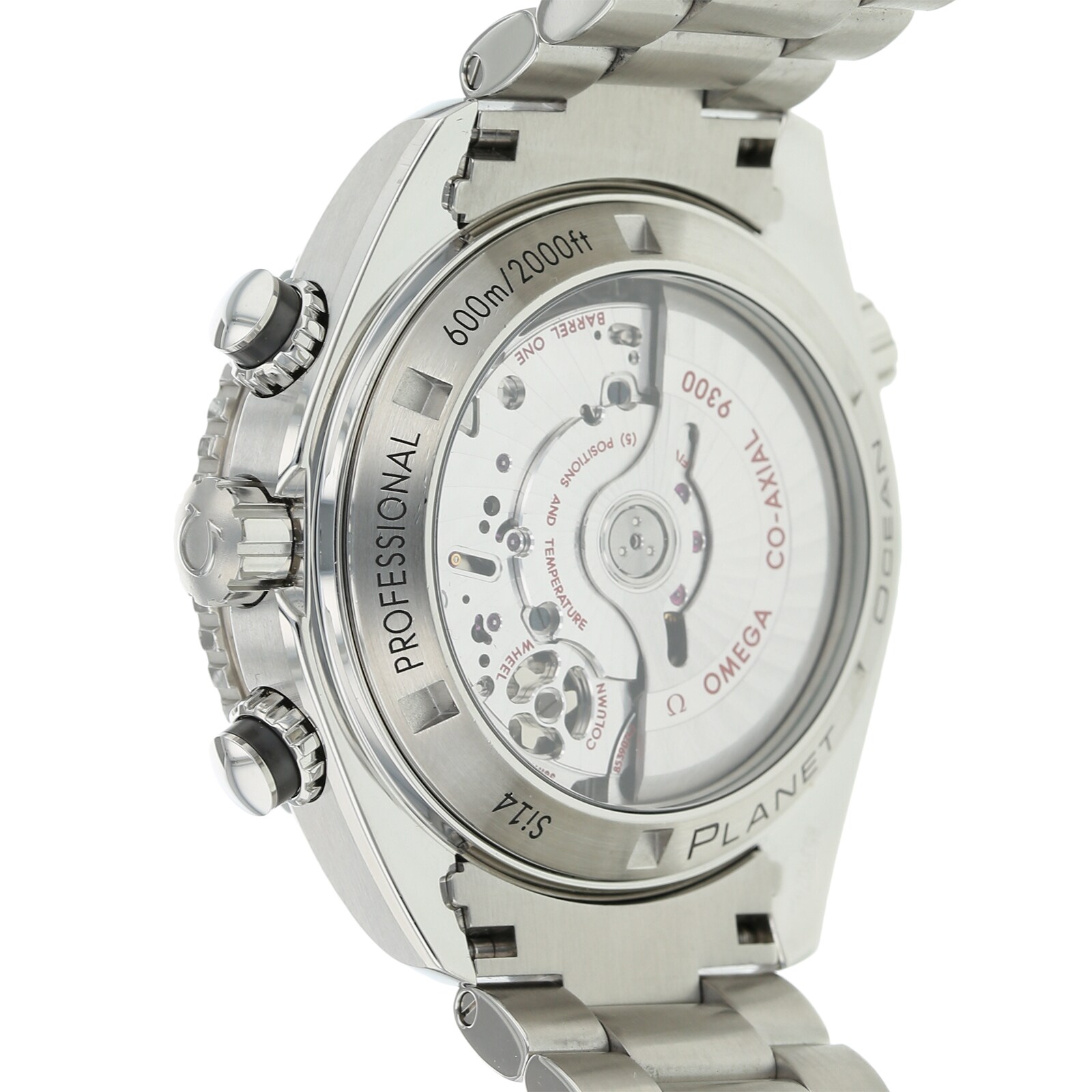Pre-Owned Omega Pre-Owned Omega Seamaster Planet Ocean Chronograph Mens Watch 232.30.46.51.01.001
