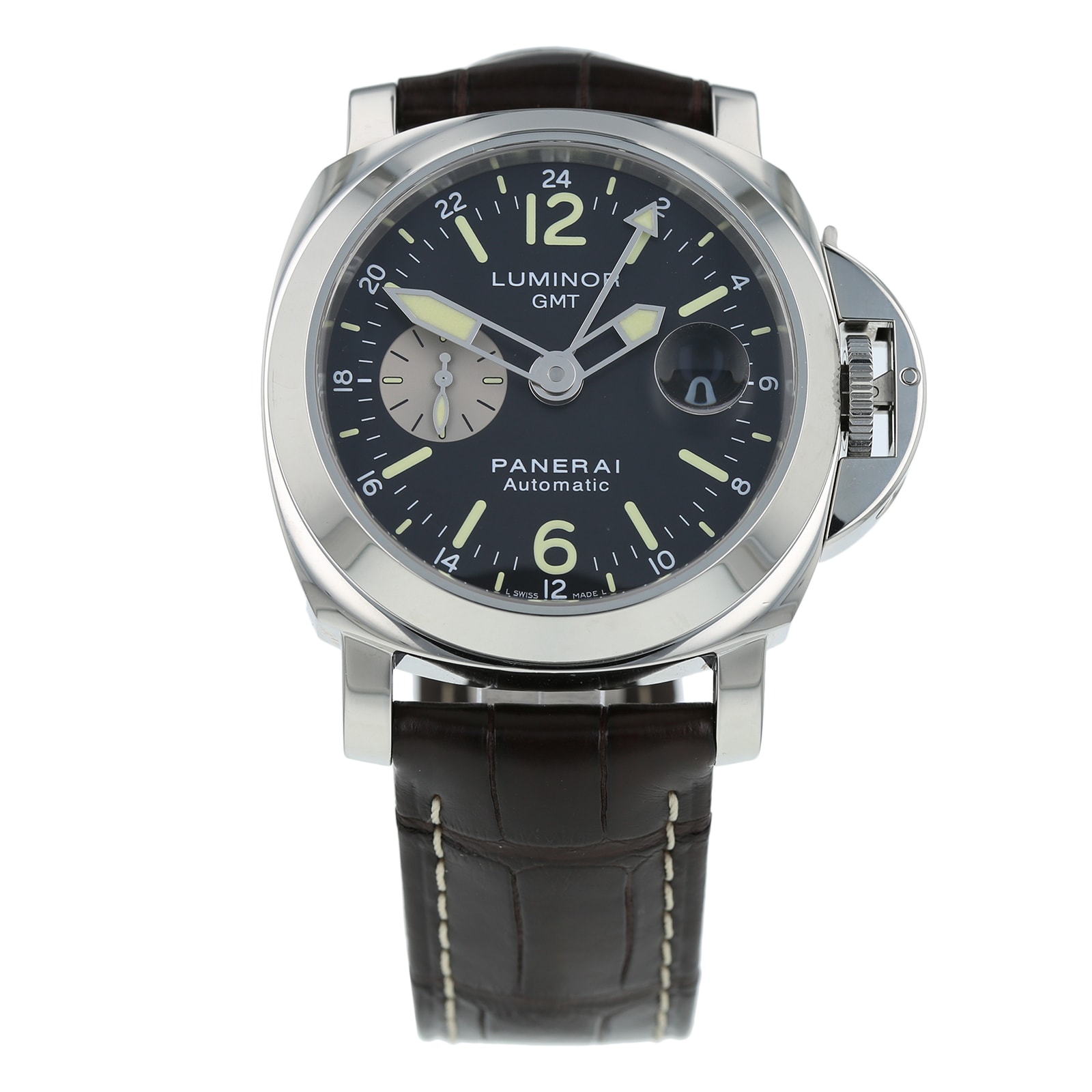 Pre Owned Panerai Pre Owned Panerai Luminor GMT Mens Watch