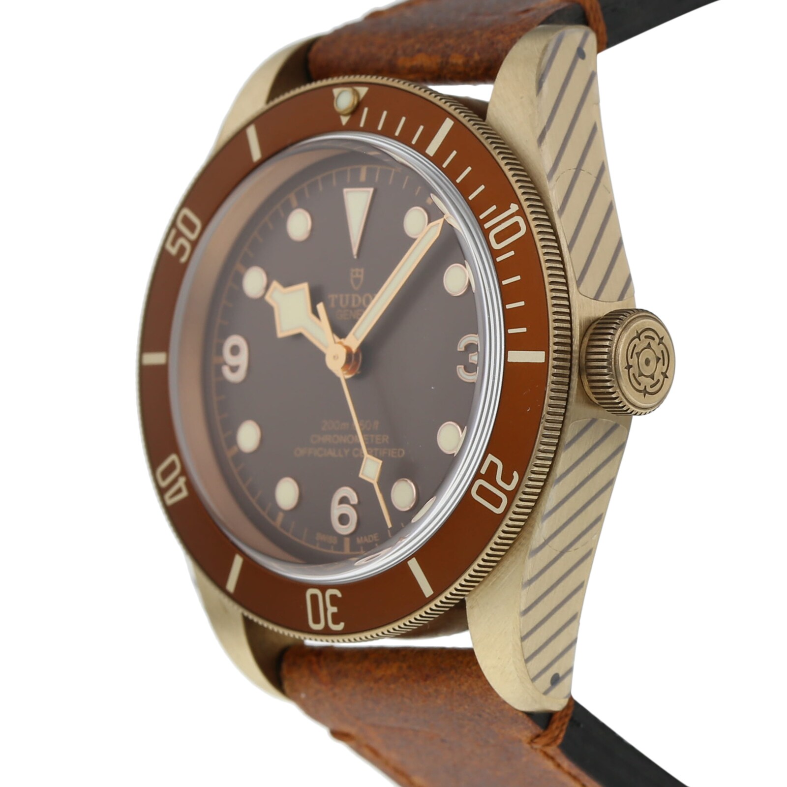 Pre-Owned Tudor Black Bay Bronze Mens Watch M79250BM-0001