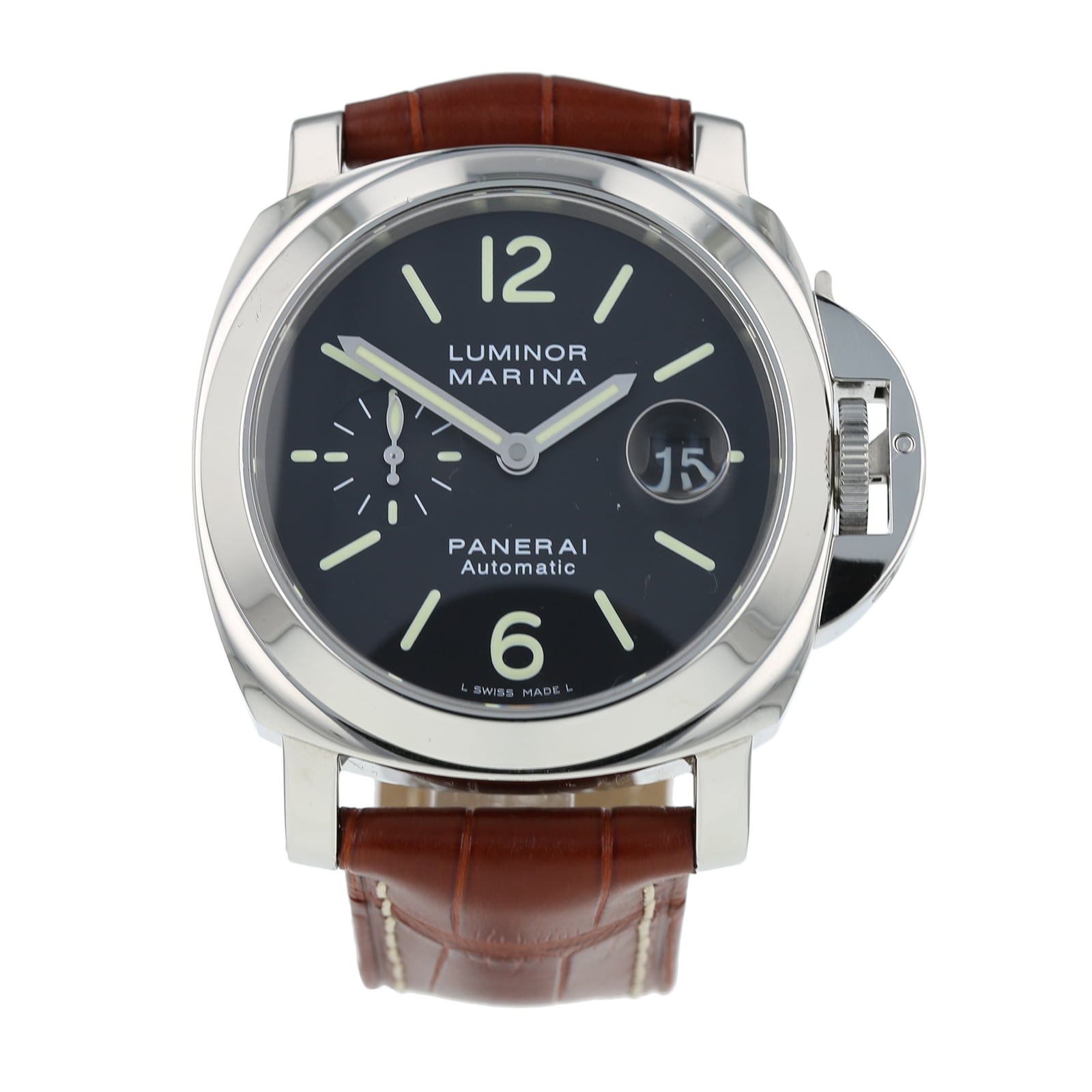 Pre Owned Panerai Pre Owned Panerai Luminor Marina Mens Watch