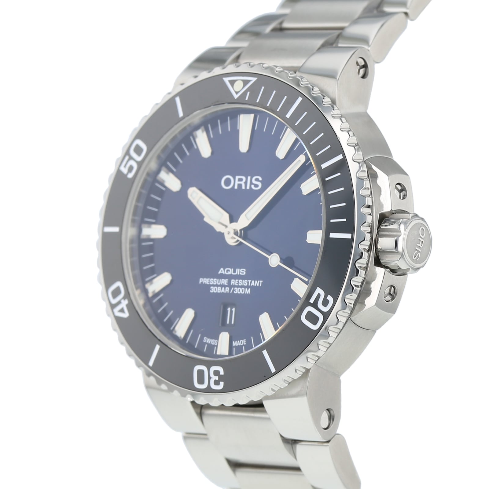 Pre-Owned Oris Aquis Date Mens Watch 01 733 7730 4135