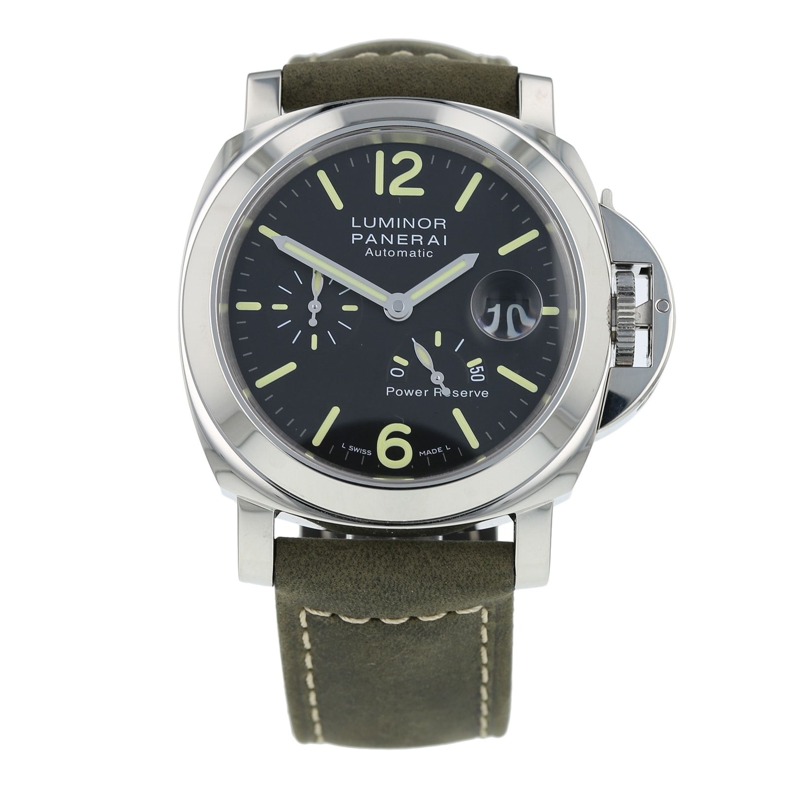 Pre Owned Panerai Luminor Power Reserve Mens Watch PAM01090