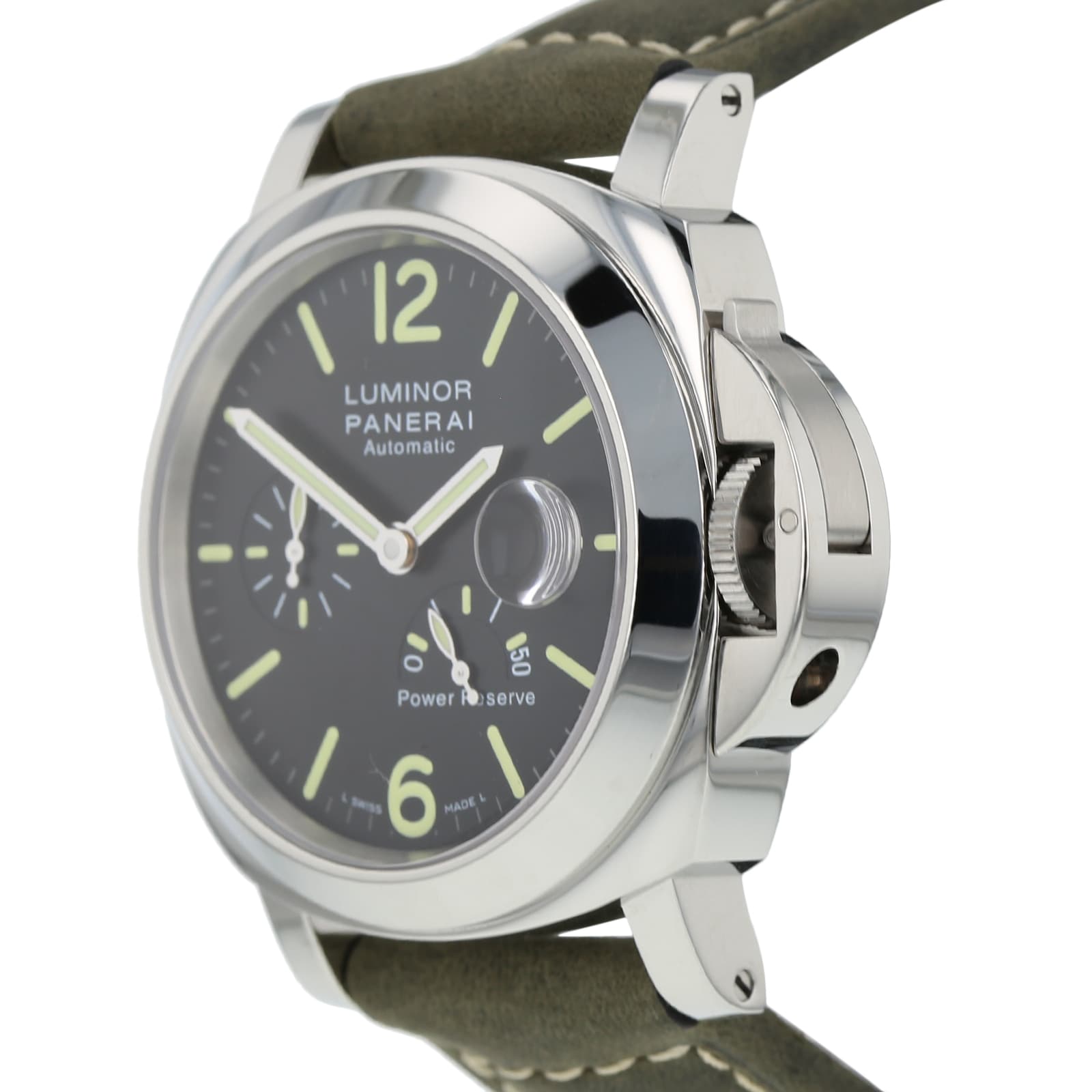 Pre Owned Panerai Luminor Power Reserve Mens Watch PAM01090