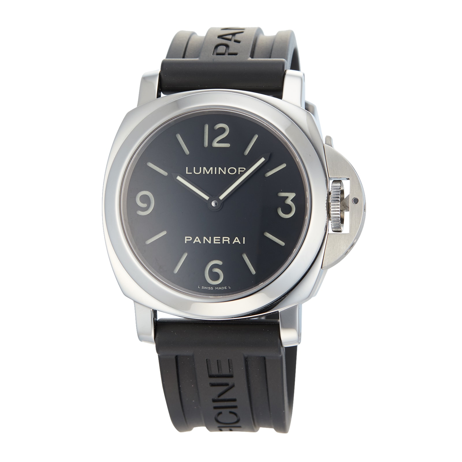 Pre Owned Panerai Pre Owned Panerai Luminor Base Mens Watch