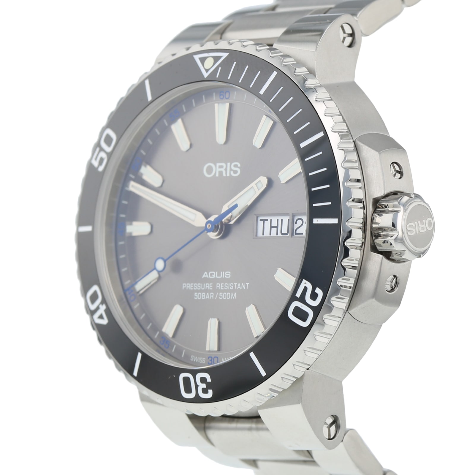 Pre Owned Oris Aquis Hammerhead Limited Edition Mens Watch 01 752 7733 4183