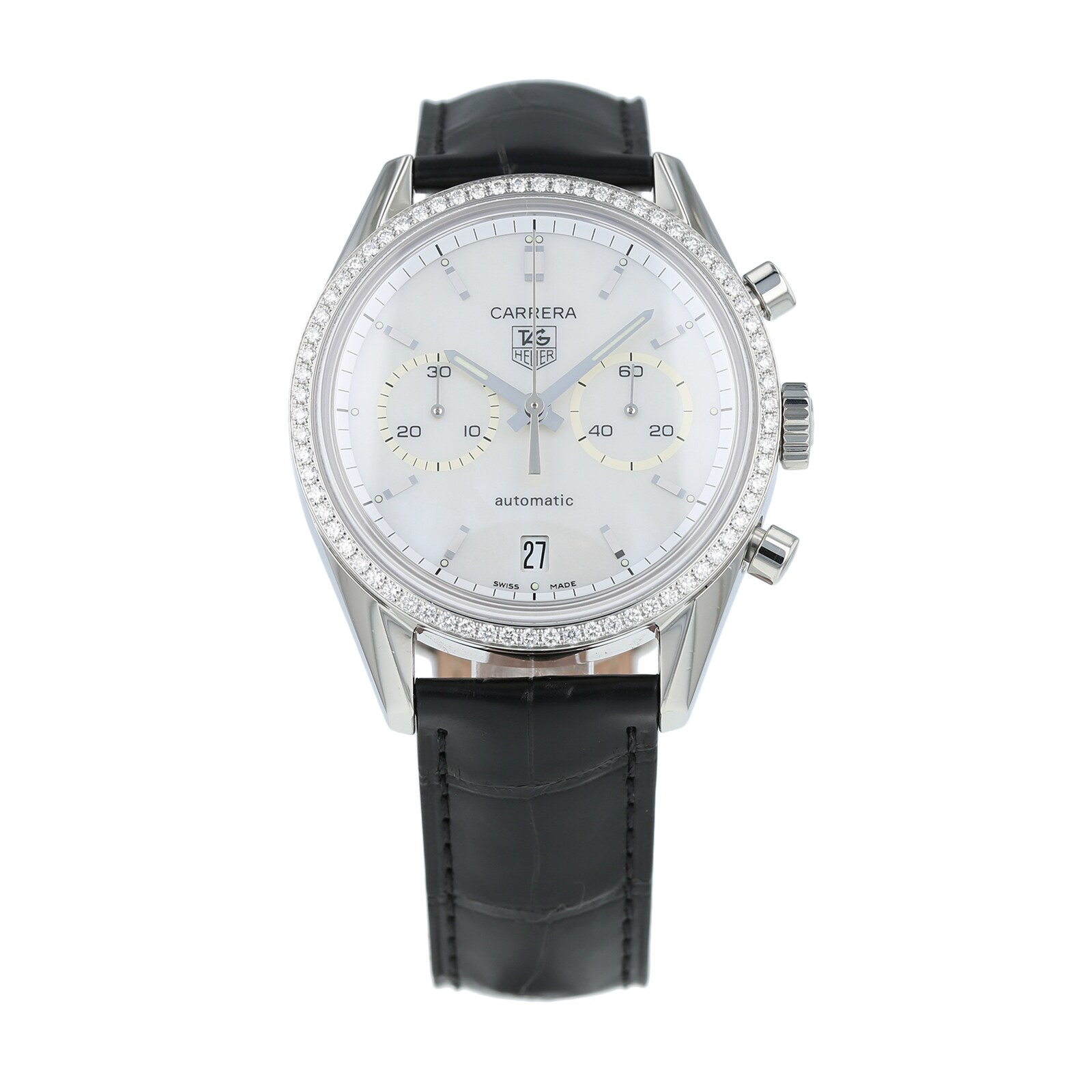 Pre-Owned TAG Heuer Carrera Mens Watch CV2116.FC6180 Pre-Owned TAG Heuer Carrera Mens Watch CV2116.FC6180