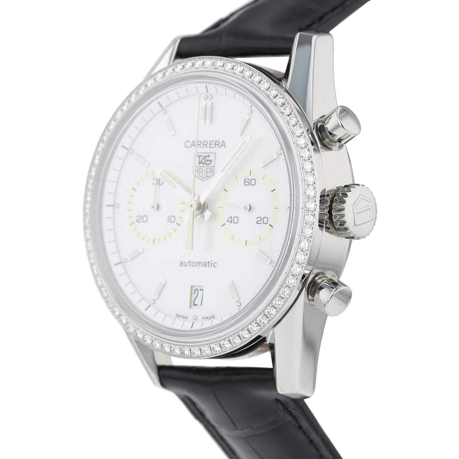 Pre-Owned TAG Heuer Carrera Mens Watch CV2116.FC6180 Pre-Owned TAG Heuer Carrera Mens Watch CV2116.FC6180