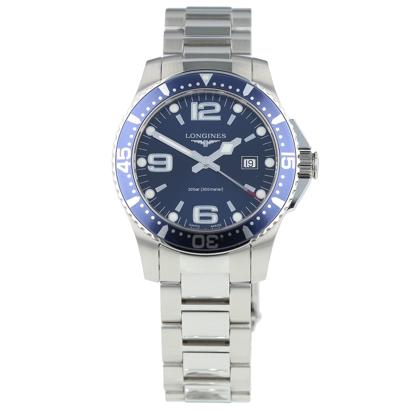 Pre Owned Longines HydroConquest Mens Watch 00360000231 Mappin