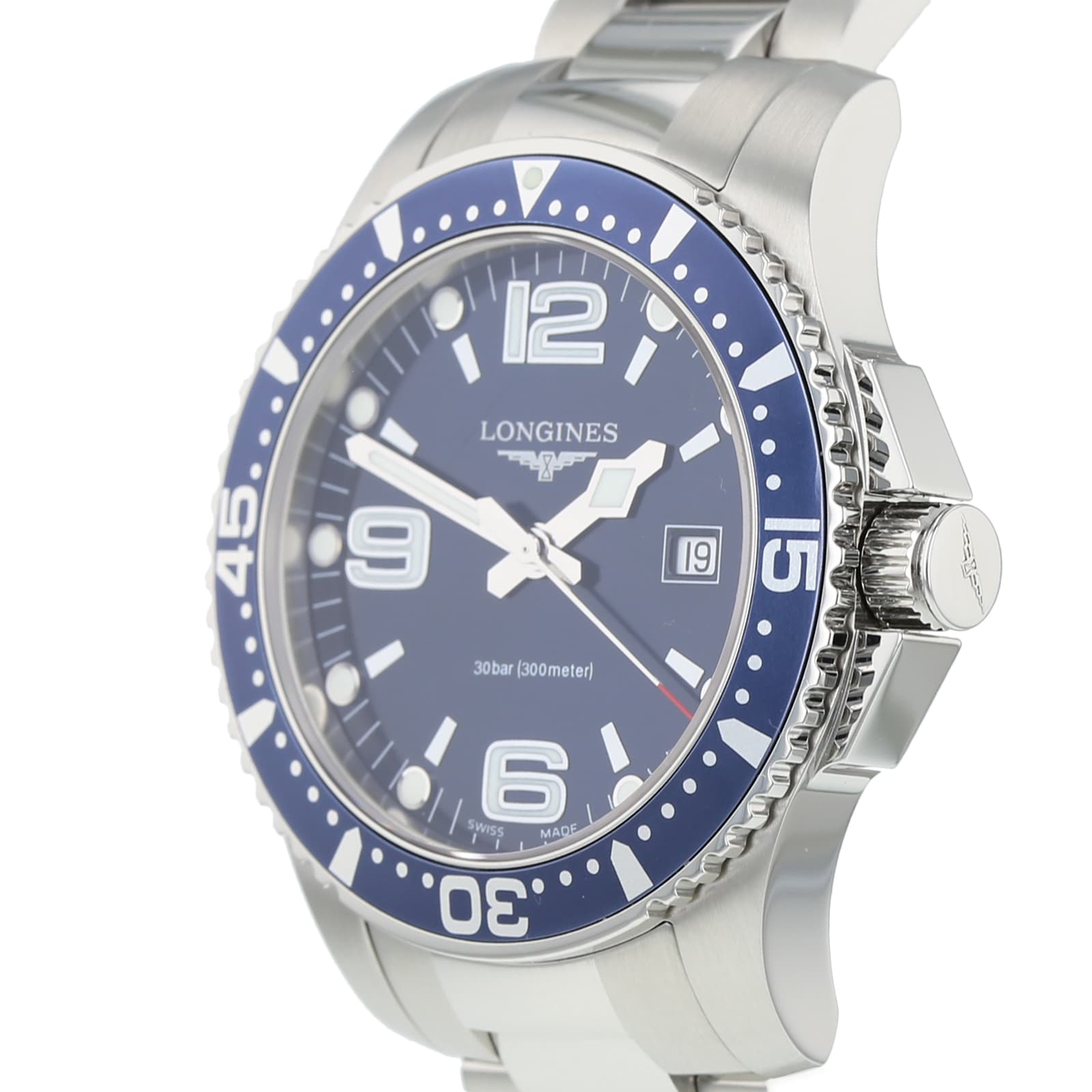 Pre Owned Longines HydroConquest Mens Watch 00360000231 Watches