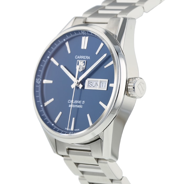 Pre-Owned TAG Heuer Carrera Calibre 5 Mens Watch WAR201E.BA0723