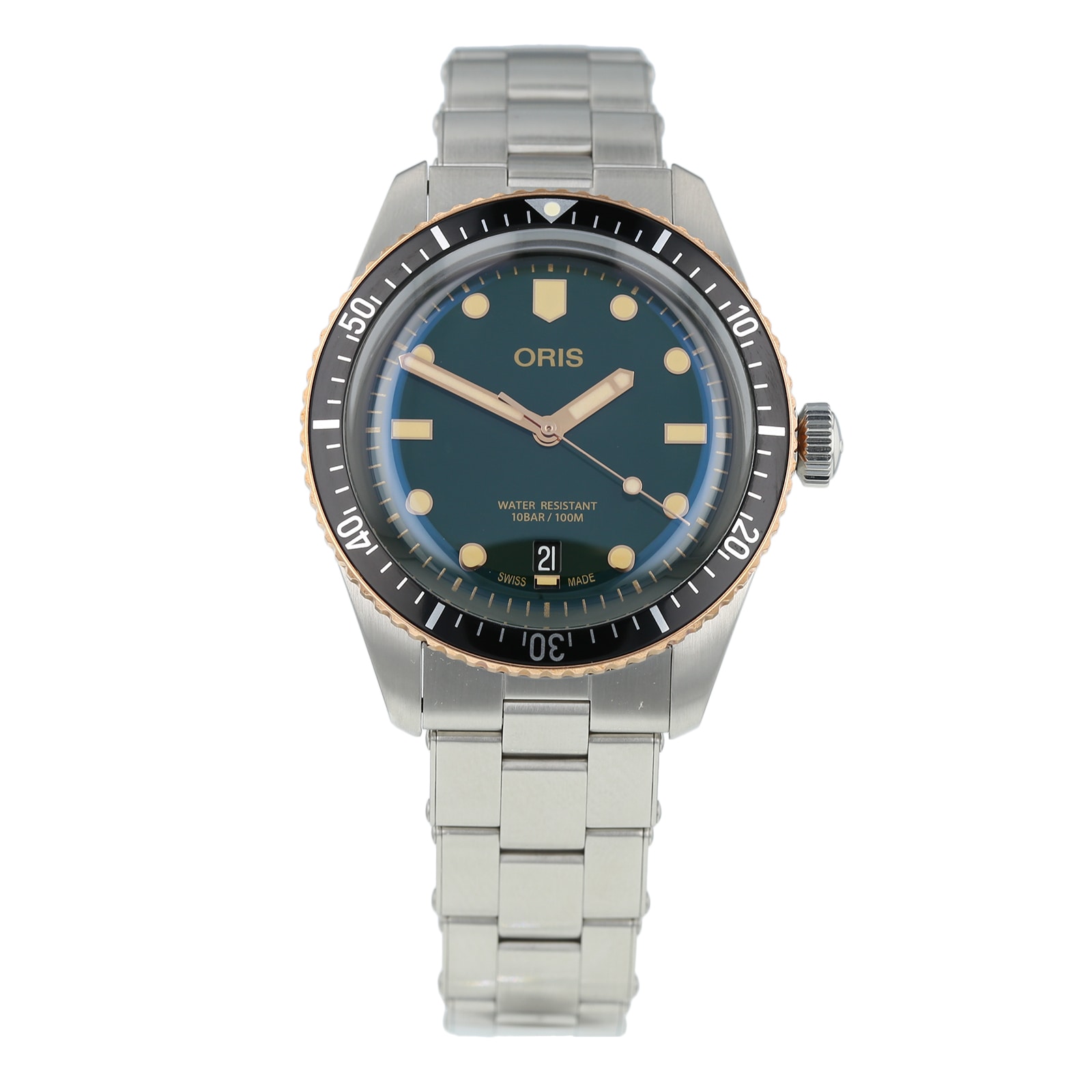 Pre-Owned Oris Divers Sixty-Five Mens Watch 01 733 7707 4357