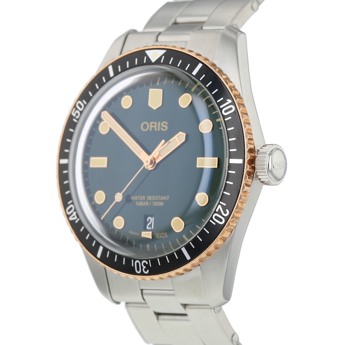Pre-Owned Oris Pre-Owned Oris Divers Sixty-Five Mens Watch 01 733 7707 4357