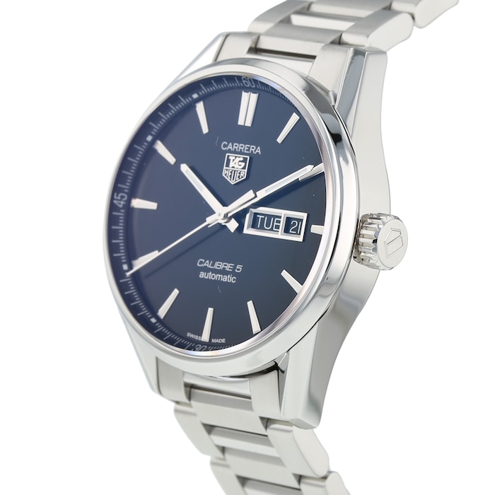 Pre-Owned TAG Heuer Carrera Calibre 5 Mens Watch WAR201A.BA0723
