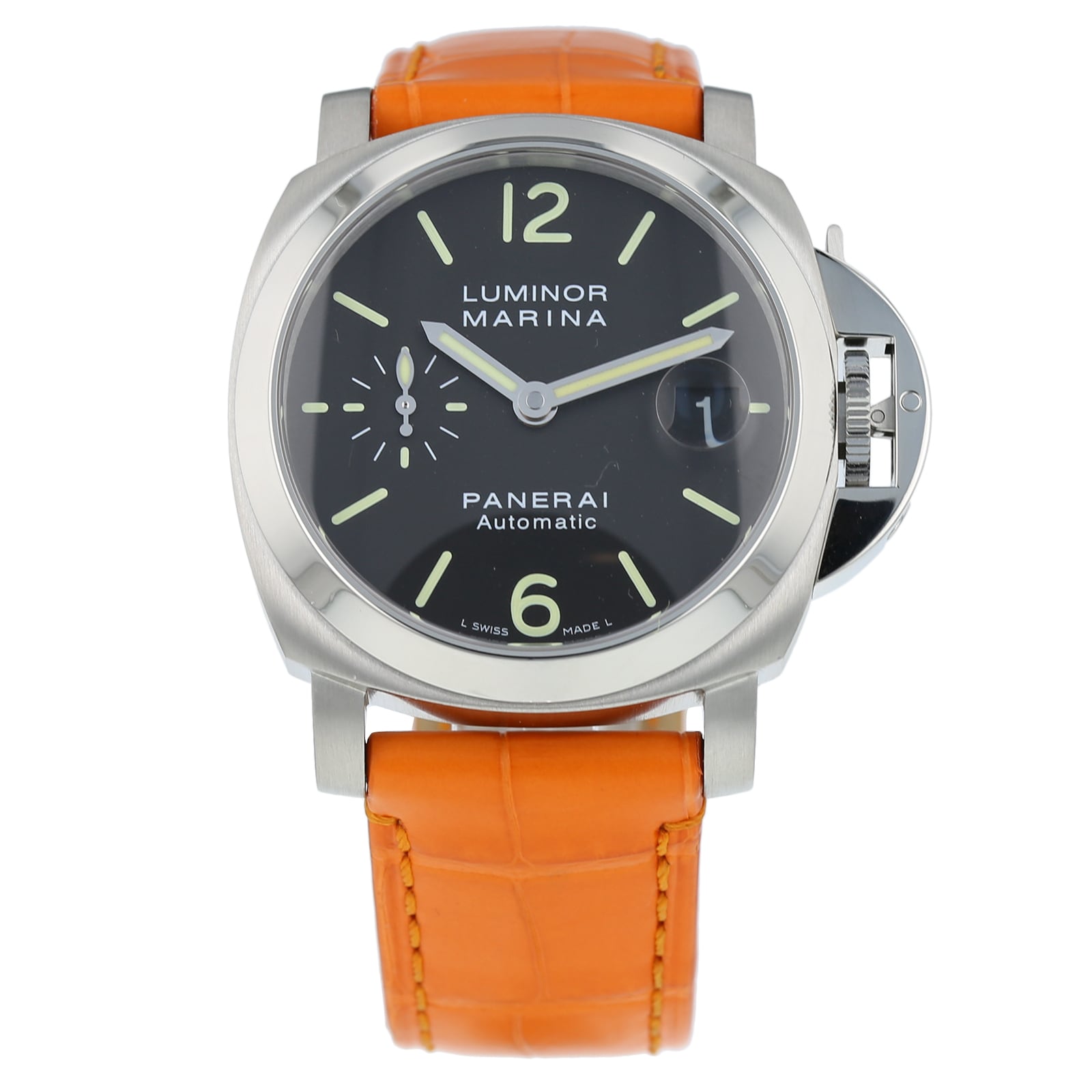 Pre Owned Panerai Pre Owned Panerai Luminor Marina Mens Watch