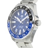 Pre-Owned TAG Heuer Pre-Owned TAG Heuer Aquaracer Calibre 7 GMT Mens Watch WAY201T.BA0927