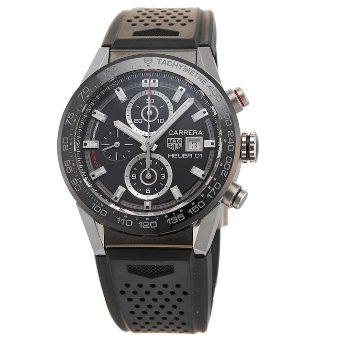 Pre-Owned TAG Heuer Carrera Calibre Heuer 01 Mens Watch CAR201Z.FT6046