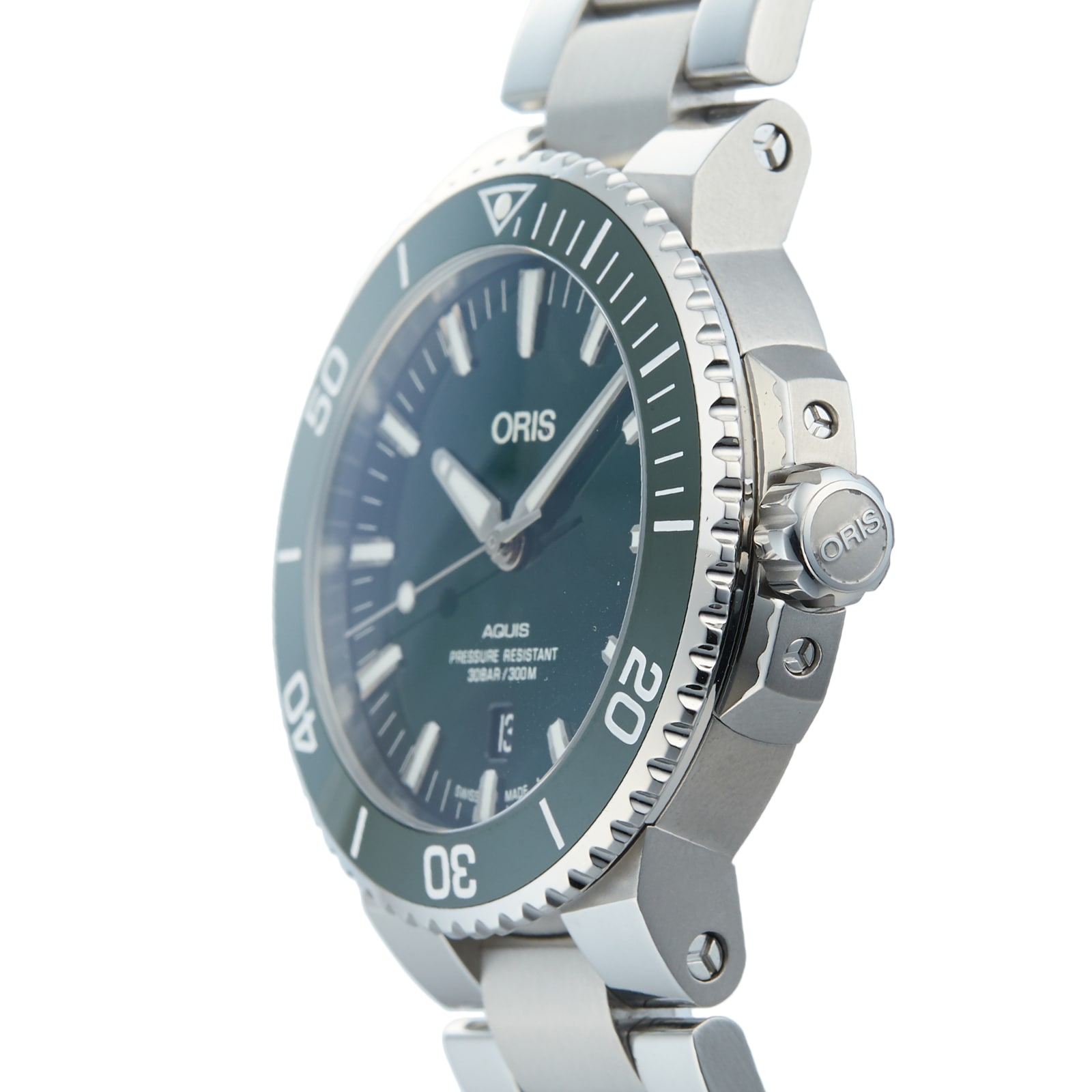 Pre-Owned Oris Aquis Date Mens Watch 01 733 7730 4157