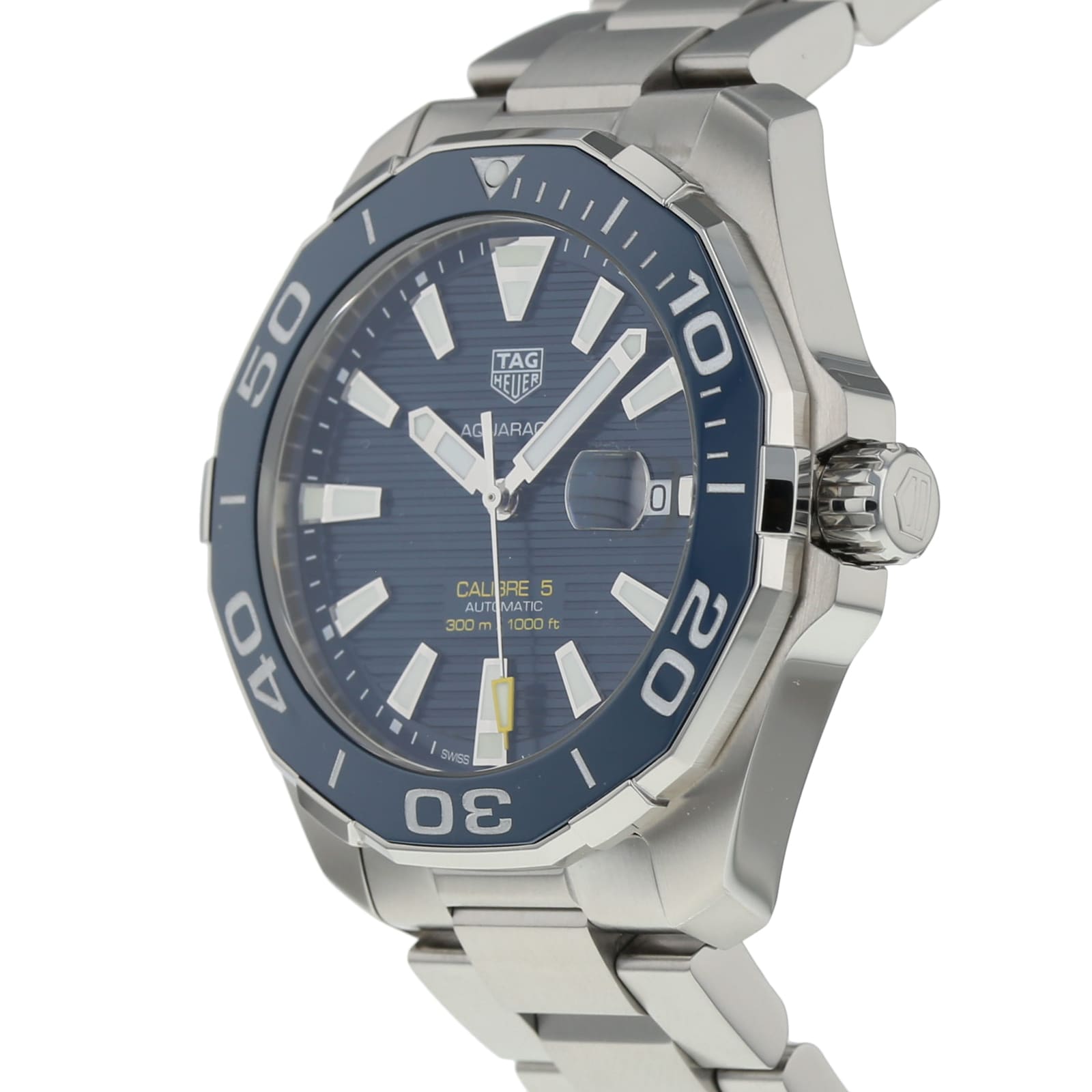 Pre-Owned TAG Heuer Aquaracer Calibre 5 Mens Watch WAY201B.BA0927