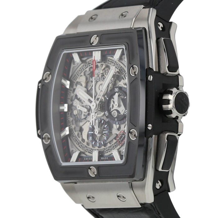 Pre-Owned Hublot Pre-Owned Hublot Spirit of Big Bang Titanium Mens Watch 641.NM.0173.LR