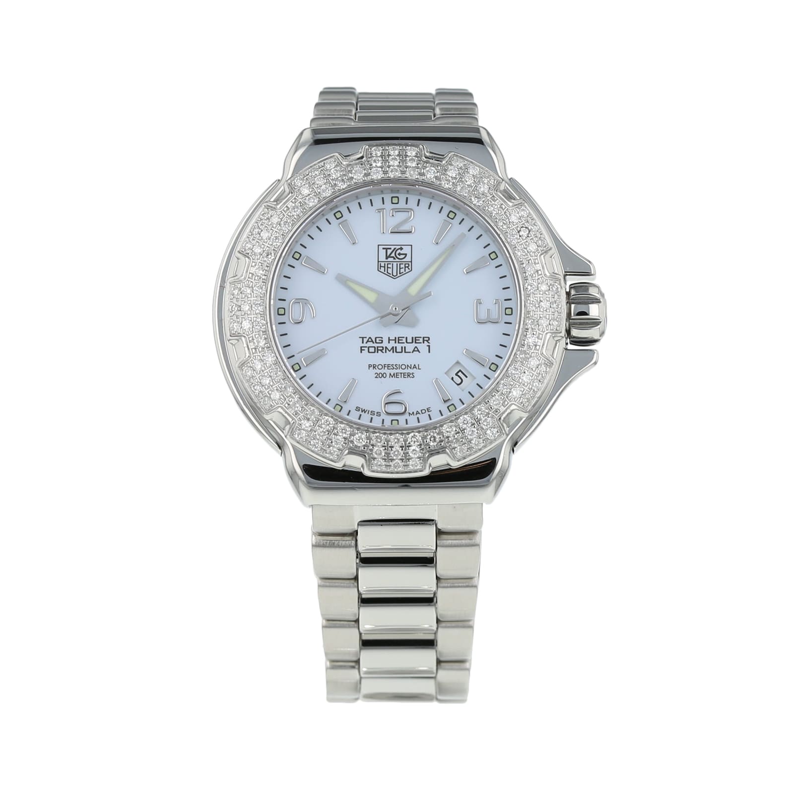 Pre Owned TAG Heuer Formula 1 Ladies Watch WAC1215.BA0852 01750001671 Watches Of Switzerland UK