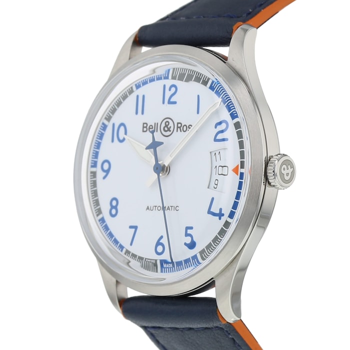 Pre-Owned Bell & Ross BRV1-92 Racing Bird Mens Watch BRV192-BB-ST/SCA