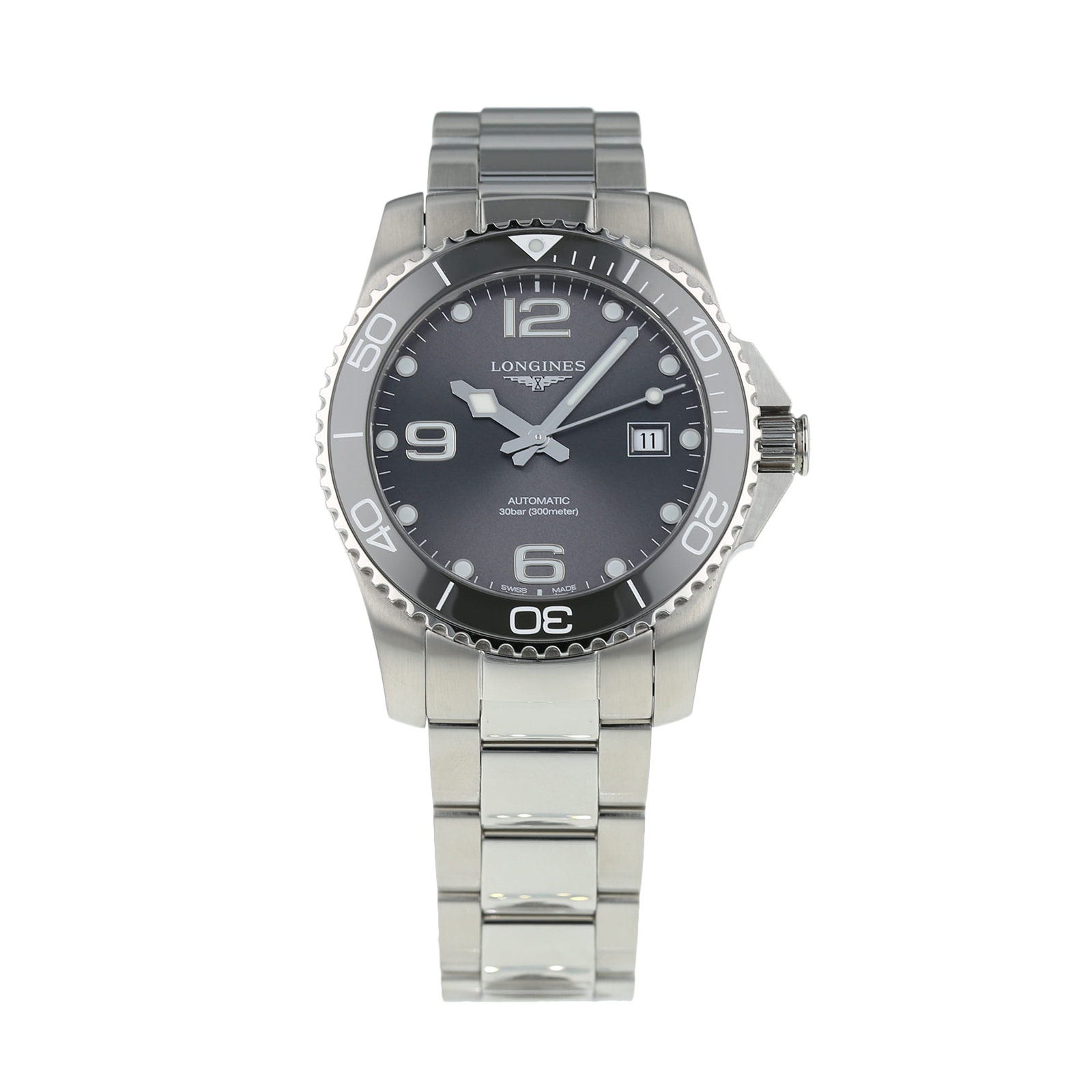 Pre Owned Longines HydroConquest Mens Watch L3.781.4.76.6