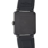 Pre-Owned Bell & Ross BR03-92 Black Steel Mens Watch BR03-92-S