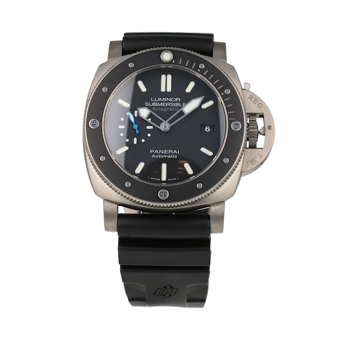 Pre-Owned Panerai Pre-Owned Panerai Submersible Amagnetic Mens Watch PAM01389