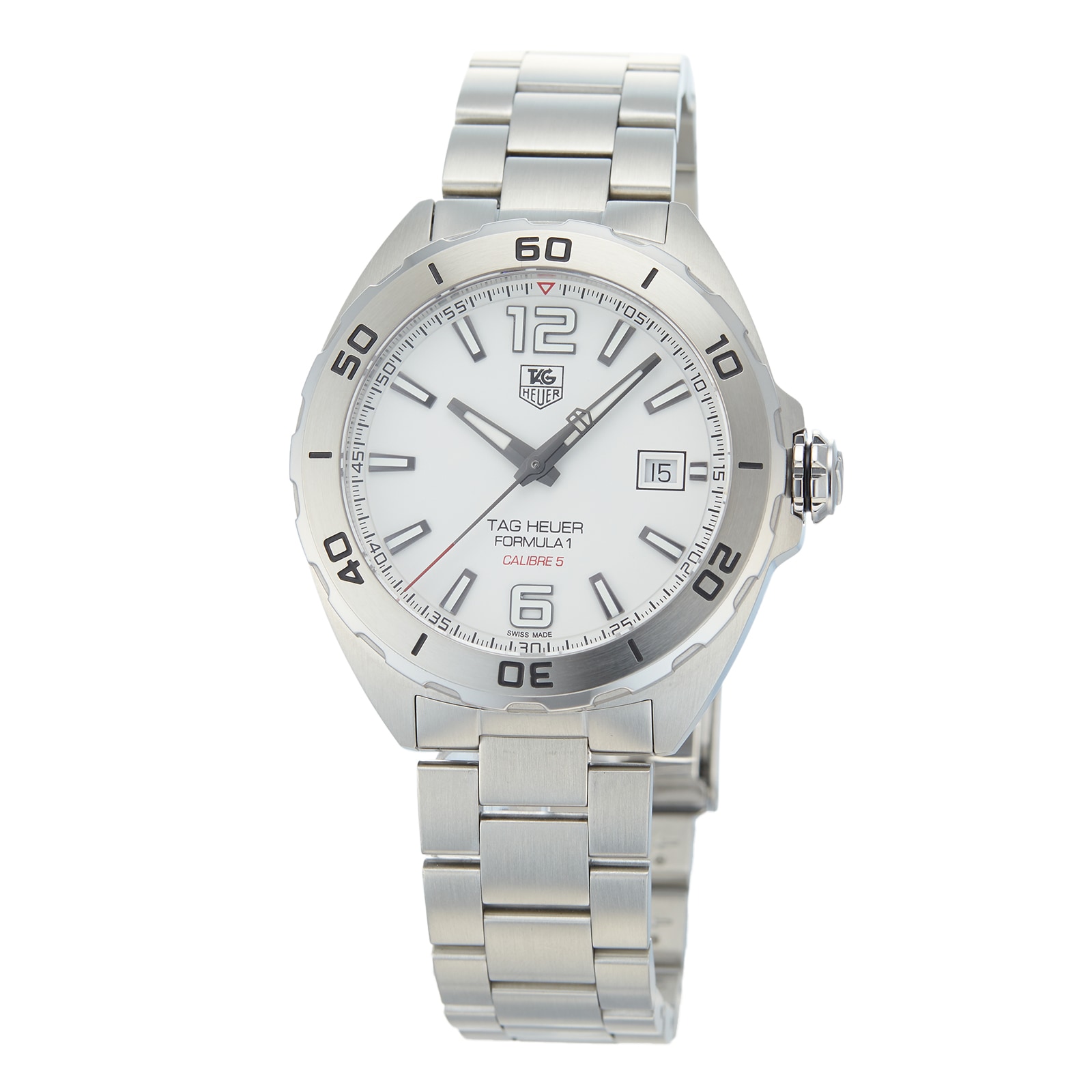 Tag heuer formula 2025 1 calibre 5 white