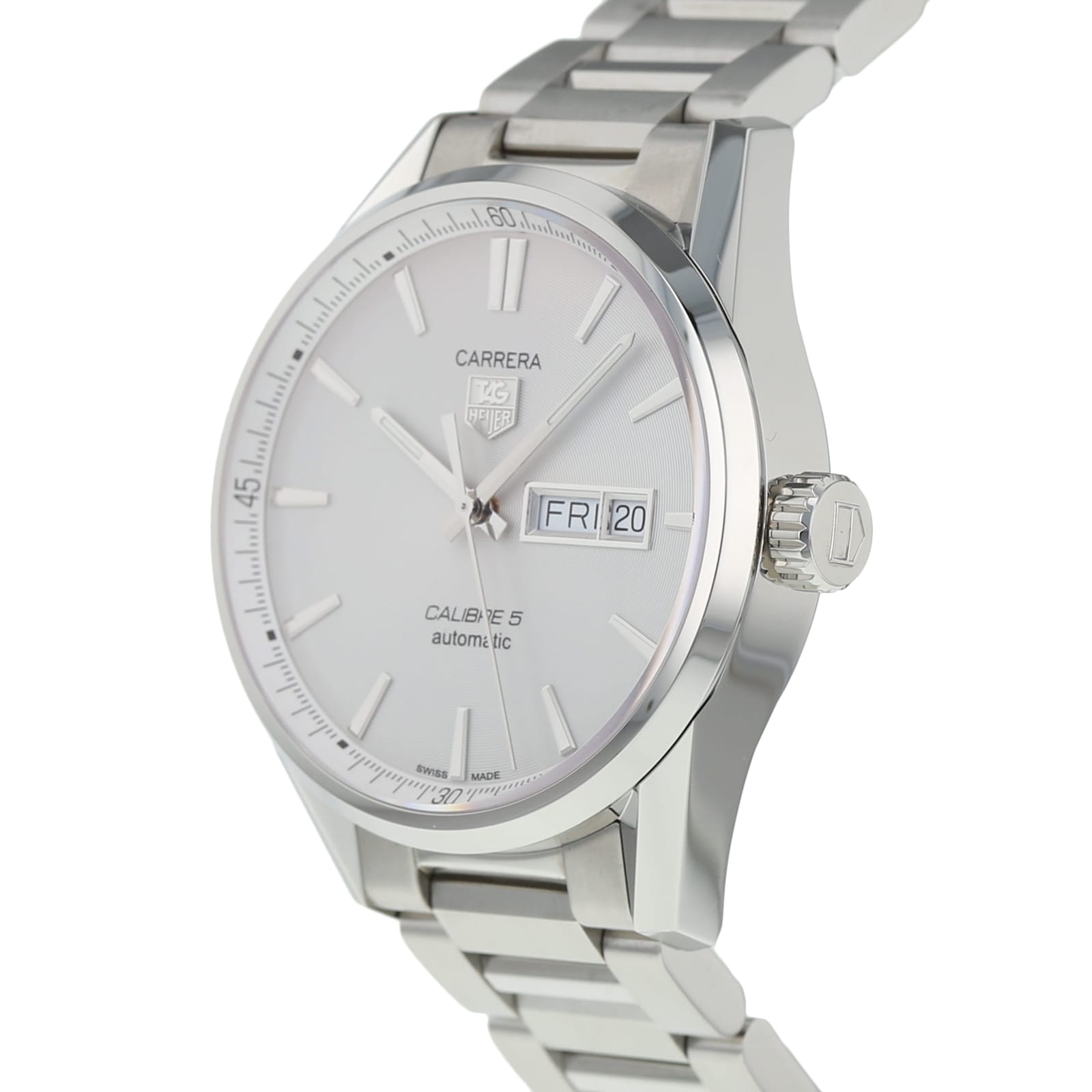 Pre-Owned TAG Heuer Carrera Calibre 5 Mens Watch WAR201B.BA0723