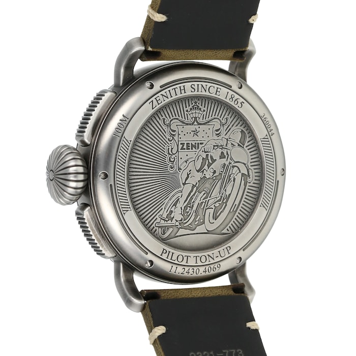 Pre-Owned Zenith Pilot Type 20 Ton-Up Mens Watch 11.2430.4069/21.C773