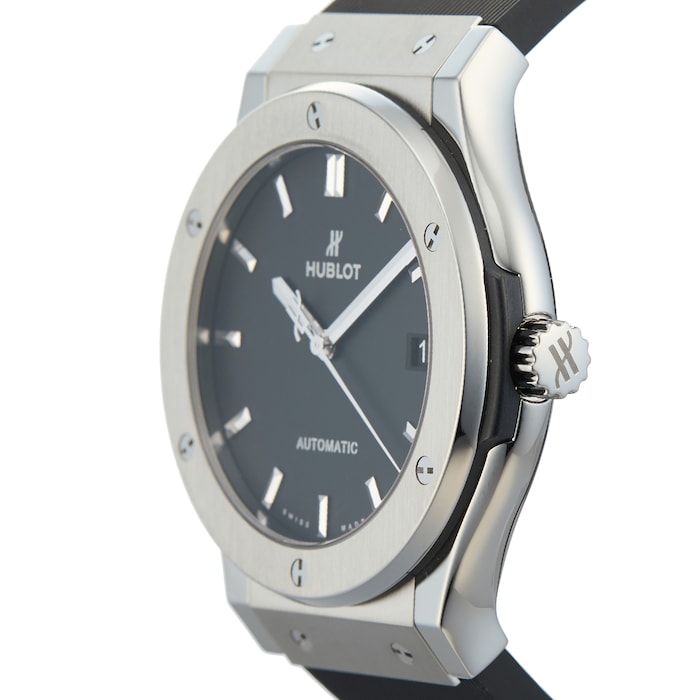 Pre-Owned Hublot Classic Fusion Titanium Mens Watch 511.NX.1171.RX