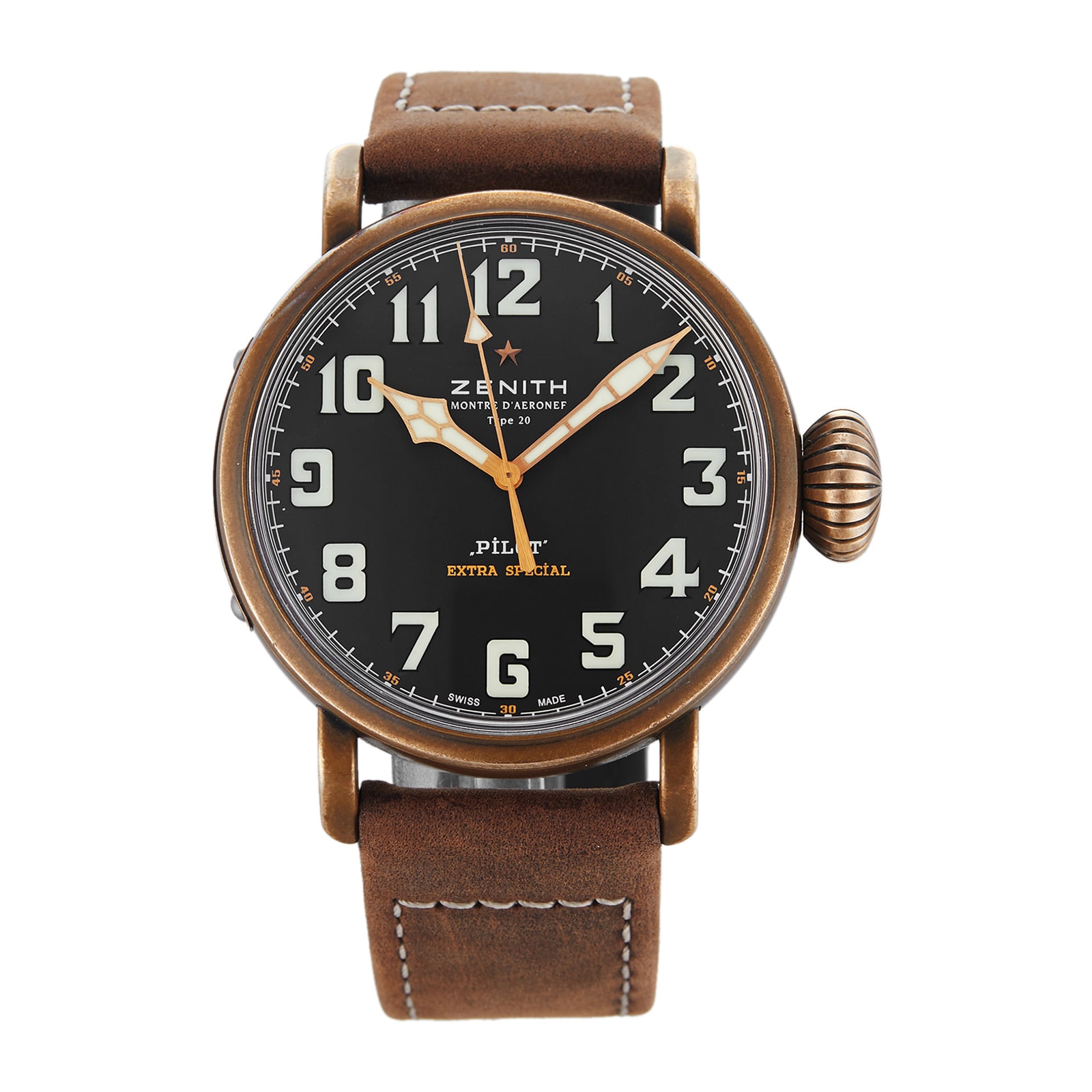 Pilot Type 20 Black Bronze Mens Watch 29.2430.679