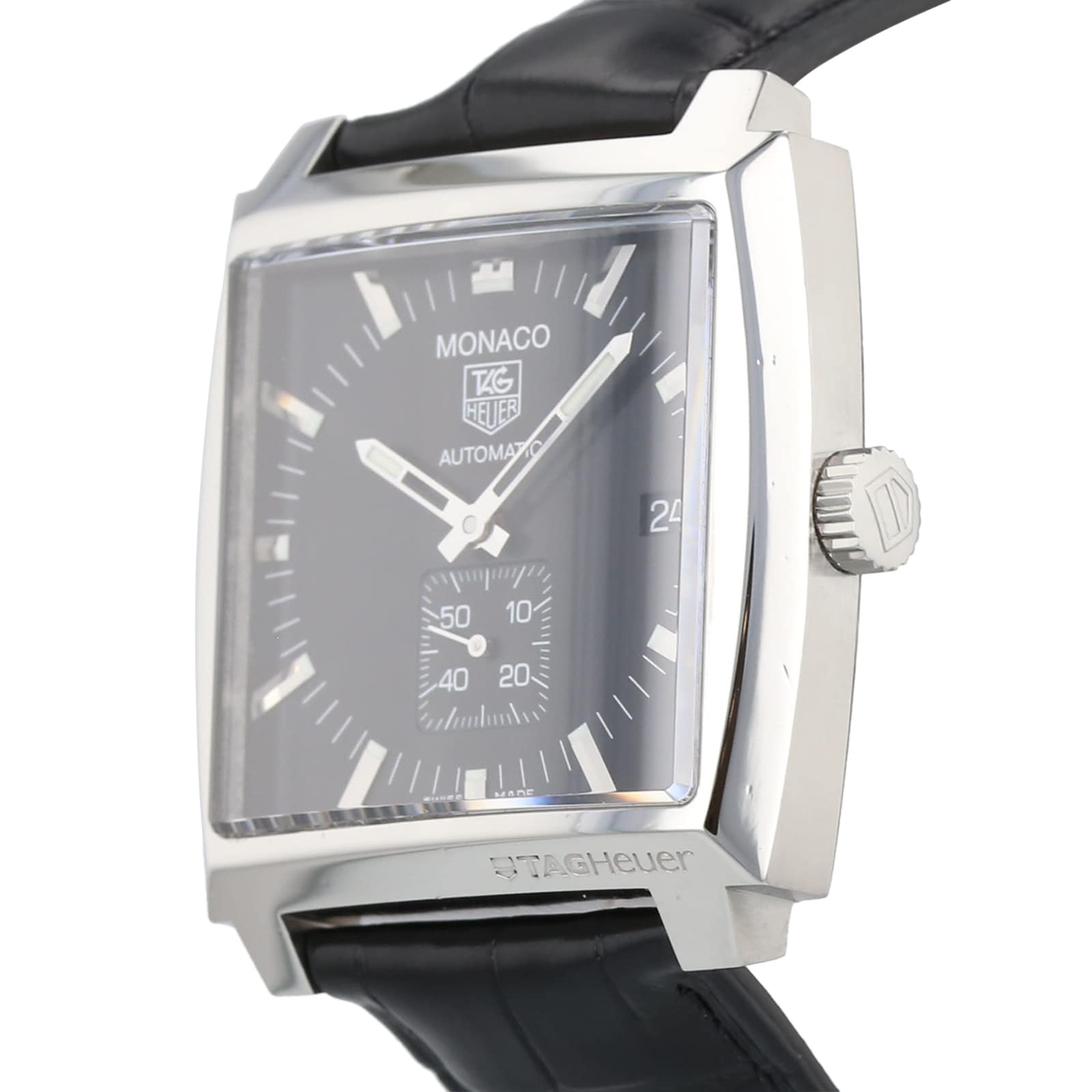 Pre-Owned TAG Heuer Monaco Calibre 6 Mens Watch WW2110.FC6177