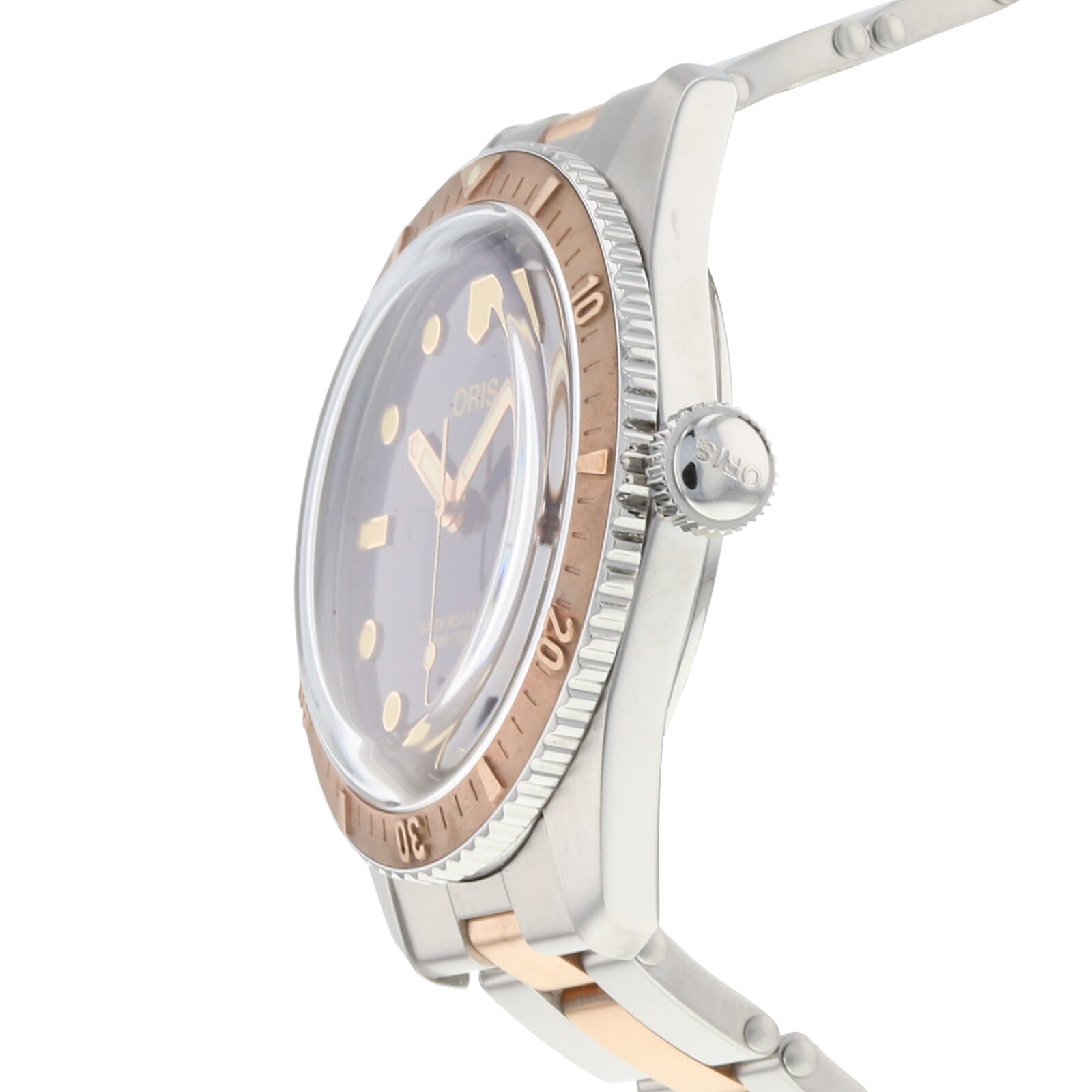 Pre-Owned Oris Divers Sixty-Five Blue Steel and Bronze Mens Watch 01 733 7707 4355 Pre-Owned Oris Divers Sixty-Five Blue Steel and Bronze Mens Watch 01 733 7707 4355
