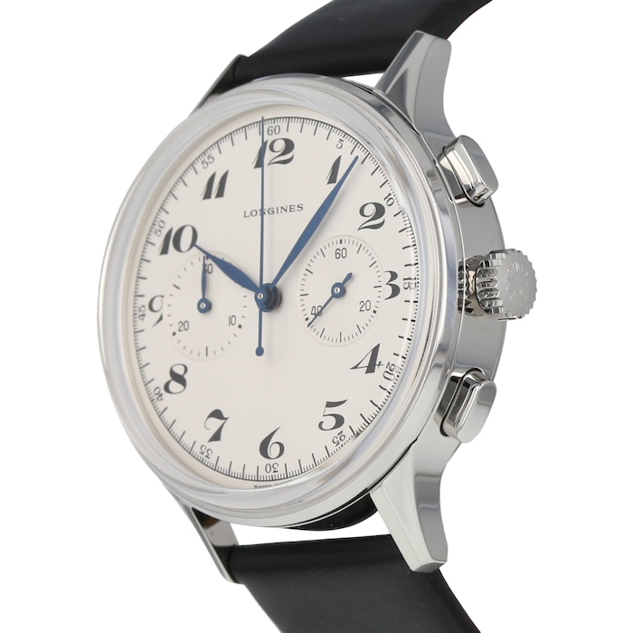 Pre-Owned Longines Pre-Owned Longines Heritage Classic Chronograph Mens Watch L2.827.4.73.0