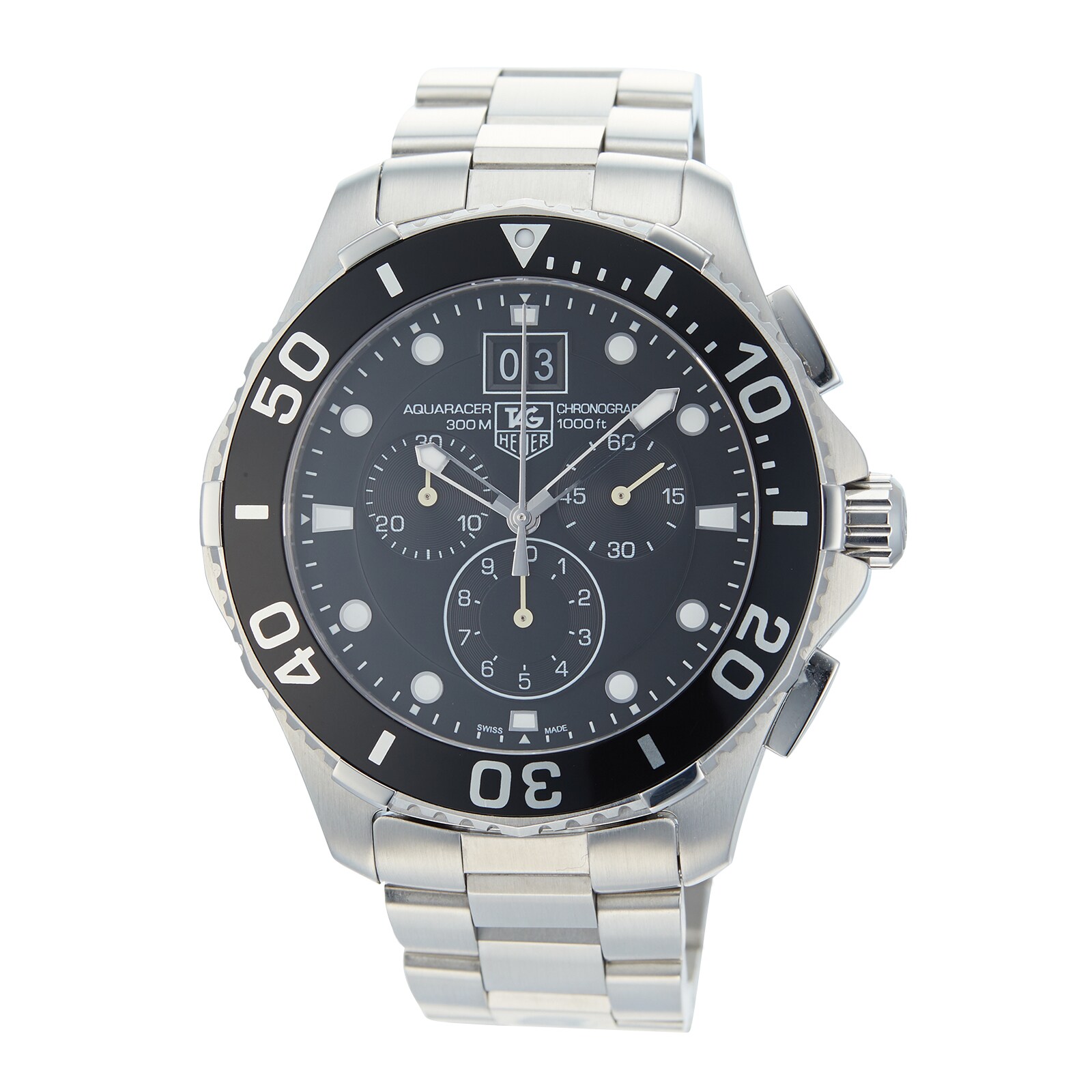 Pre-Owned TAG Heuer Aquaracer Mens Watch CAN1010.BA0821