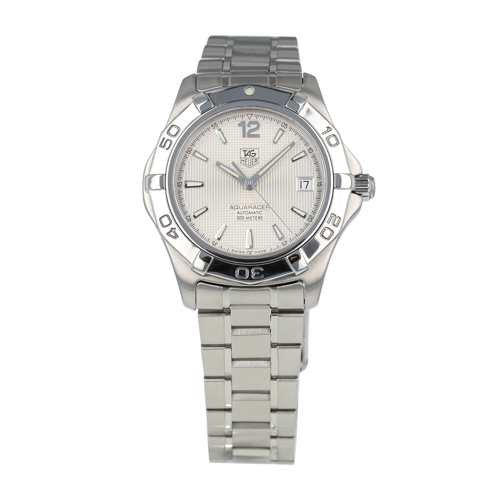 Pre Owned TAG Heuer Aquaracer Calibre 5 Mens Watch WAF2111.BA0806 05420000001 Mappin and Webb