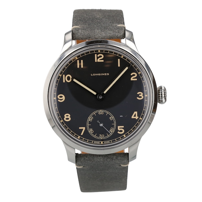 Pre-Owned Longines Heritage Military Mens Watch L2.826.4.53.2