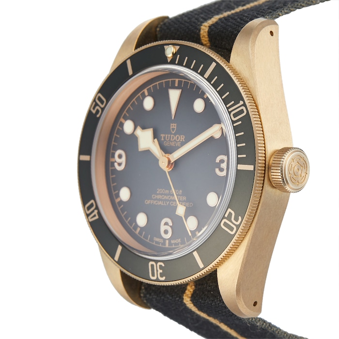 Pre-Owned Tudor Black Bay Bronze Mens Watch M79250BA-0002