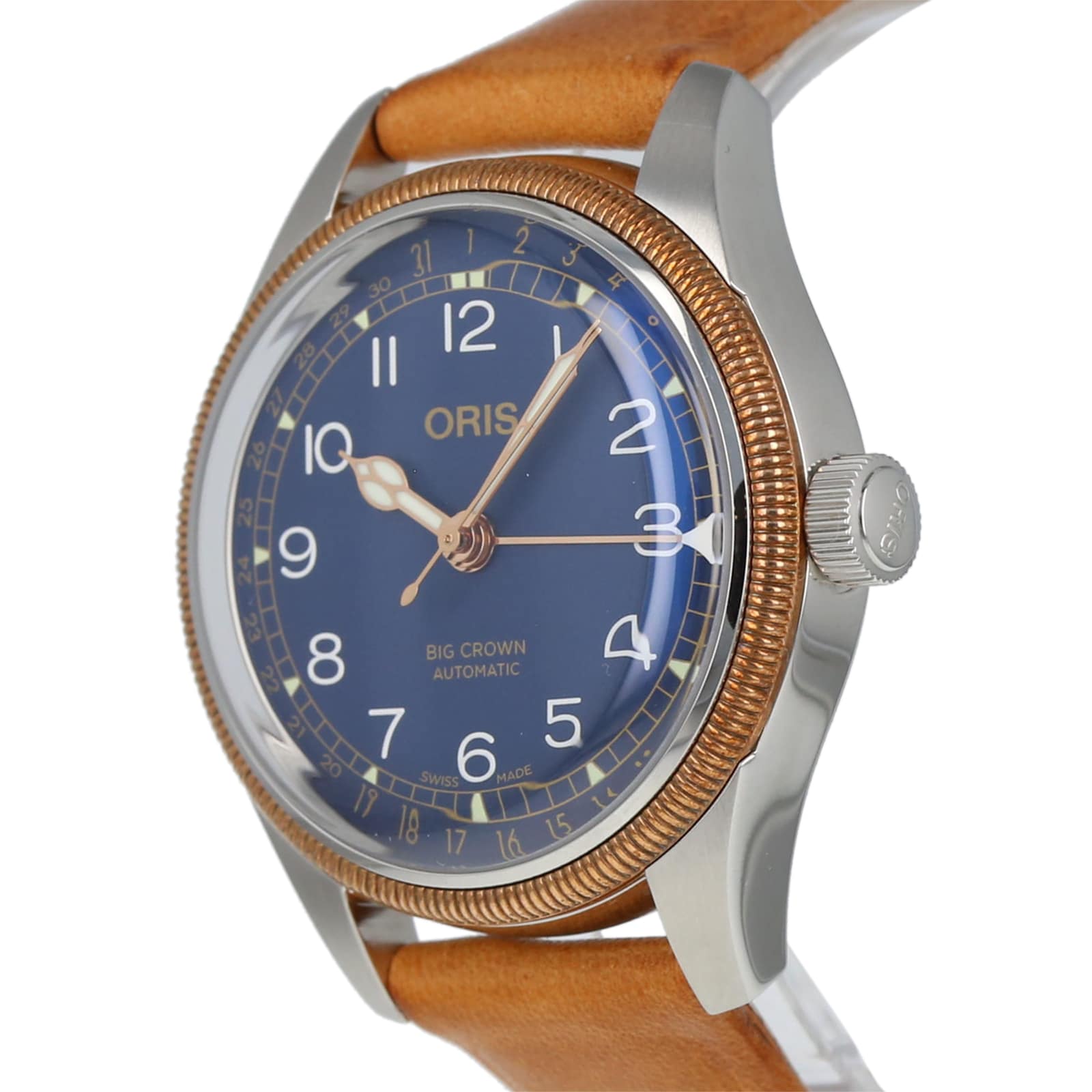 Pre-Owned Oris Big Crown Pointer Date Mens Watch 01 754 7749 4365