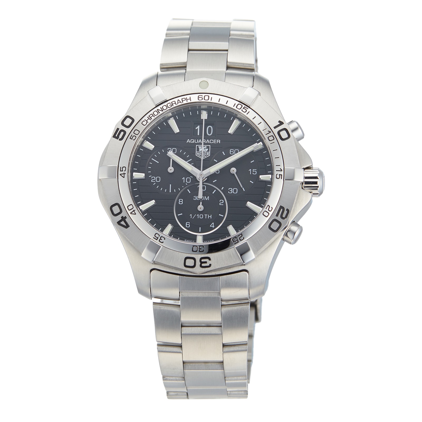 Pre Owned TAG Heuer Aquaracer Mens Watch CAF101E.BA0821 02010000271 Mappin and Webb