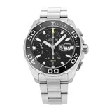 Pre-Owned TAG Heuer Pre-Owned TAG Heuer Aquaracer Calibre 16 Black Steel Mens Watch CAY211A.BA0927